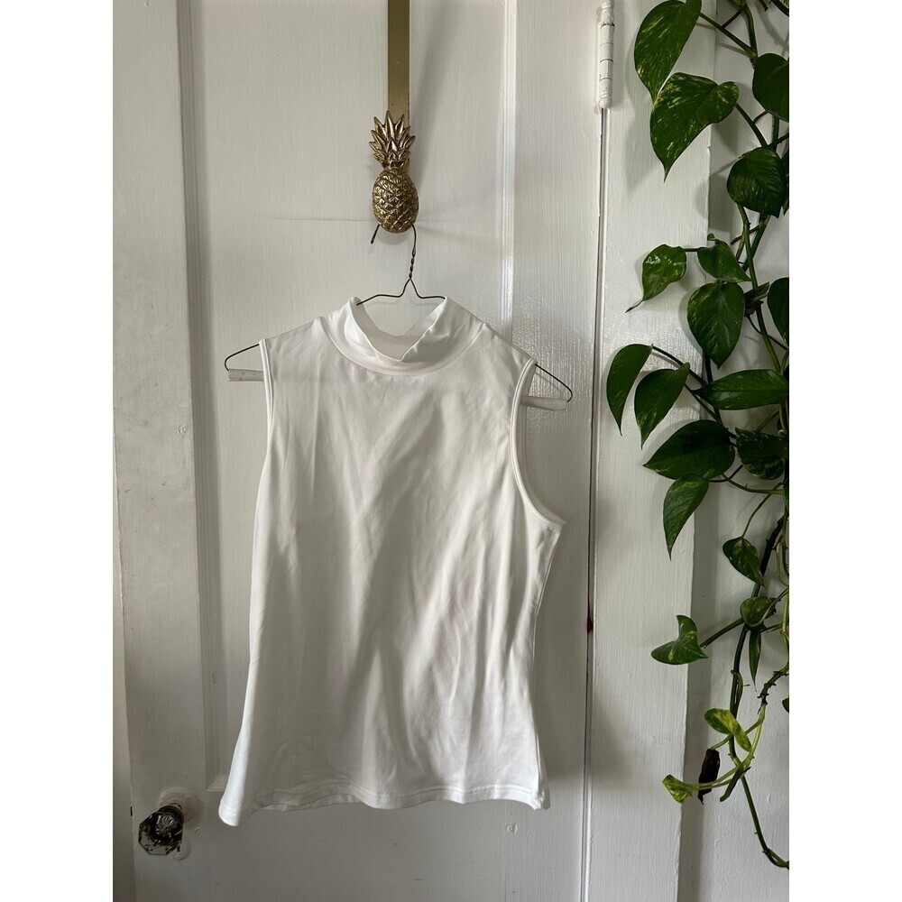 Women’s size large turtleneck tank top blouse